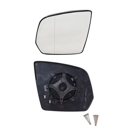 Sticlă oglindă stânga cu încălzire pentru oglinda laterală Mercedes GLK M X204 W164 (2008-2012)