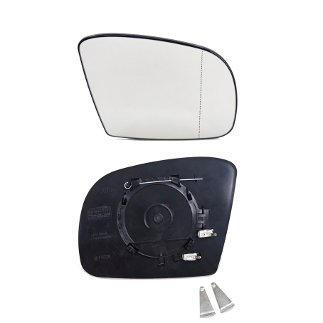 Sticlă oglindă asferică dreapta pentru oglinda laterală Mercedes M R class W164 W251 (2005-2010)