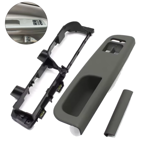 Set panou gri cu 2 geamuri electrice și bază pentru ușa șoferului la VW Passat B5 B5.5 (1996–2005)