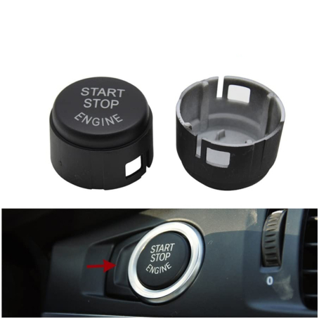 Buton Start-Stop pentru BMW X3 X4 X5 X6 F25 F26 F15 F16 Negru