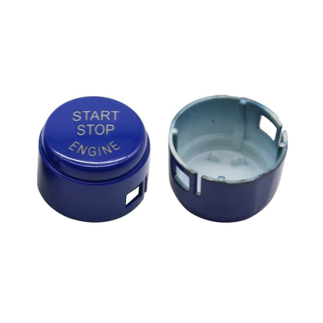 Buton Start-Stop pentru BMW X3 X4 X5 X6 F25 F26 F15 F16 Albastru