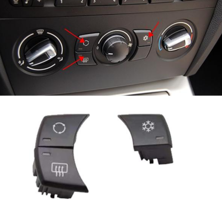 Butoane aer condiționat pentru BMW 1 3 X3 E90 E91 E92 E83 E84 E87 F25, set 3 buc.