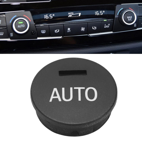 Capac pentru butonul Auto al climatronului inel pentru BMW Seria 1/2/3/4  F20, F30, F34, F36