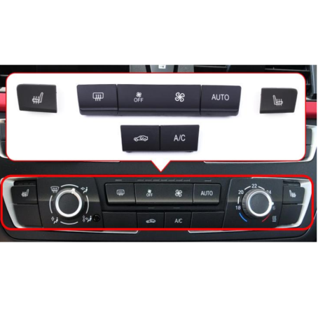 Butoane climatizare / încălzire pentru BMW 1 2 3 4 / F30 F34 F20 F36 F87, set 7 buc
