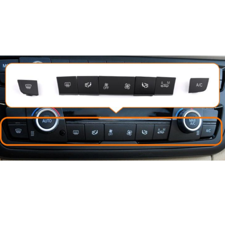 Capace aer condiționat / încălzire pentru BMW 1 2 3 4 / F30 F34 F20 F36 F87, set 7 buc
