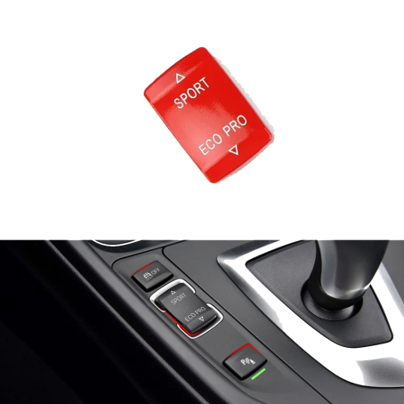 Buton Sport / Eco pro pentru BMW 1 2 3 4 / F30 F34 F20 F36, Roșu