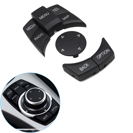 Butoane / butoane pentru navigație CIC Model B pentru BMW Seria 1 3 5 6 X1 X5 X6 Z4 E60 E61 E63 E70 E71 E81 E87 E90 E91 E89