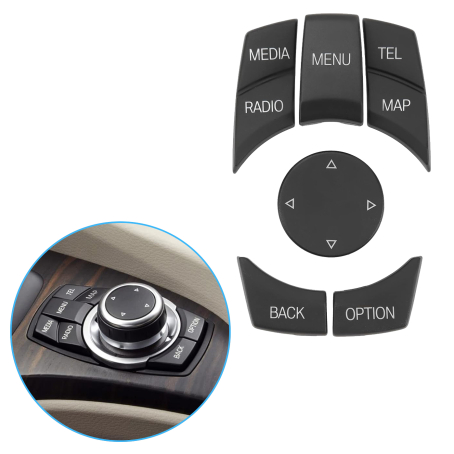 Butoane pentru navigație CIC Model B pentru BMW Seria F 1 2 3 4 5 6 7 X3 X4 X5 X6