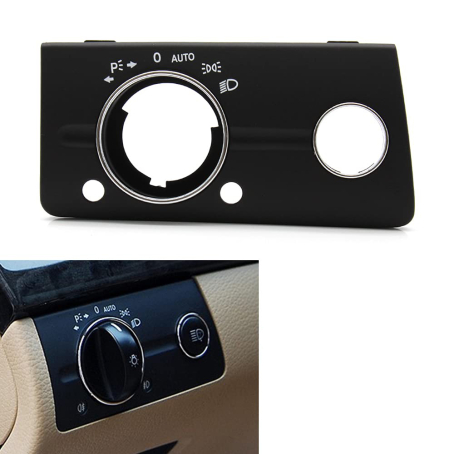 Capac comutator faruri Mercedes W211 Clasa E (2003-2009) model B, negru