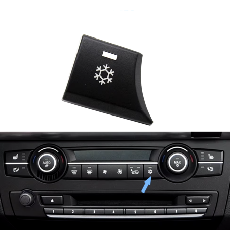 Buton Fulg de nea / AC pentru climatronic la BMW X5 X6 E70 E71 E72 (2007-2014)