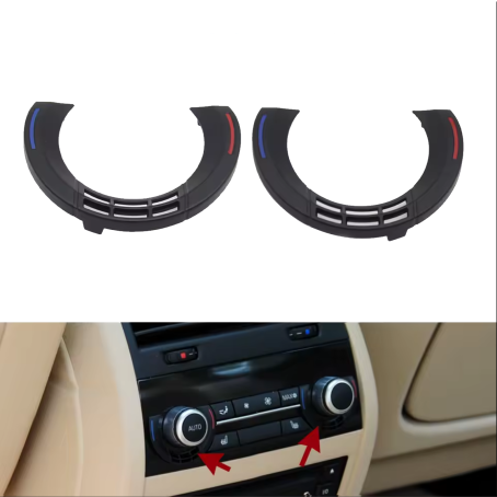 Panouri pentru climatronicul din spate Model A la BMW Seria 5 6 7 X5 X6 F10 F11 F06 F07 F01 F02 F15 (2010-2019)