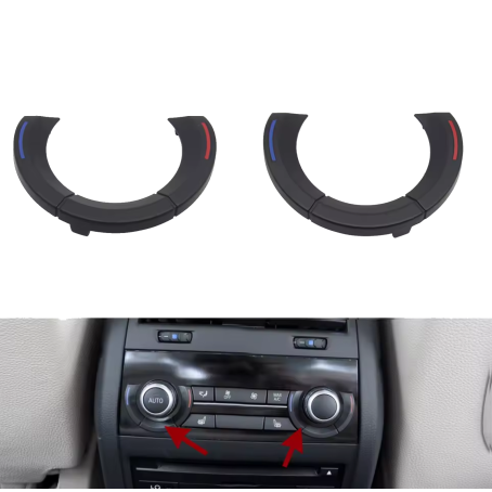 Panouri pentru climatronicul din spate Model B la BMW Seria 5 6 7 X5 X6 F10 F11 F06 F07 F01 F02 F15 (2010-2019)