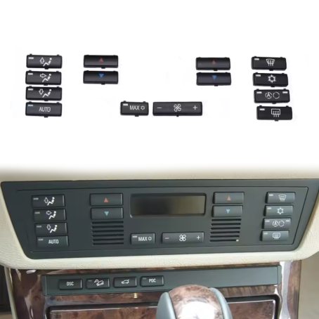 Butoane pentru climatronic, 14 bucăți, pentru BMW Seria 5 E39 X5 E53 (1996-2006)