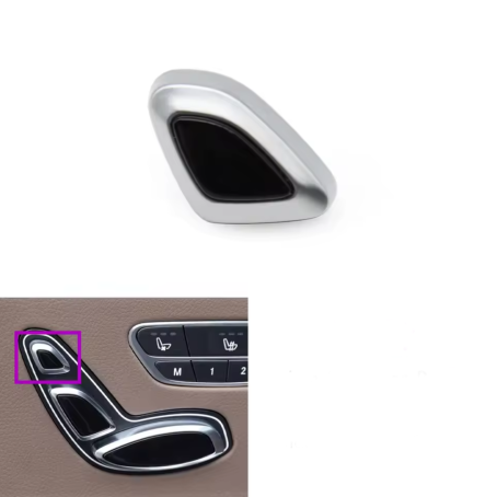 Buton pentru reglarea scaunului din stânga / șofer la Mercedes-Benz S V-Class W222 W447 X222 Maybach (2014-2020)