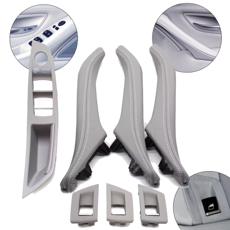Set complet de mânere interioare pentru BMW Seria 5 F10 F11, gri - mânere întregi