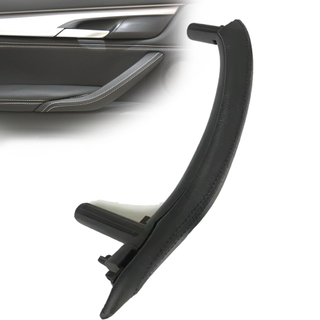 Mâner interior stânga negru pentru BMW X5 X6 F15 F16, 2 piese