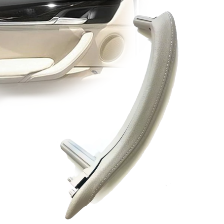 Mâner interior stânga gri pentru BMW X5 X6 F15 F16, 2 piese