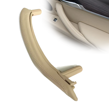 Mâner interior drept bej pentru BMW X5 X6 F15 F16, 2 piese