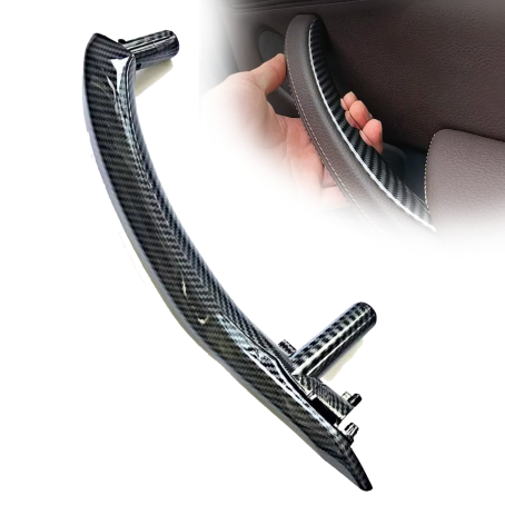 Mâner interior drept carbon pentru BMW X5 X6 F15 F16, 2 piese