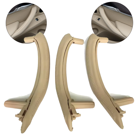 Set de 3 mânere interioare complete pentru BMW X5 X6 F15 F16, bej