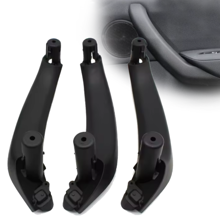 Set de 3 mânere interioare pentru BMW X3 X4 F25 F26, negre, piese interioare