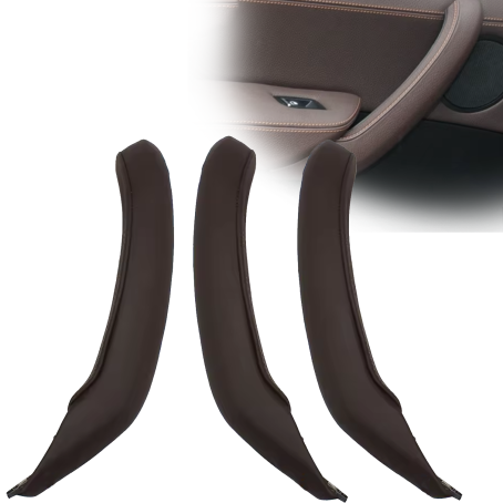 Set de 3 mânere interioare pentru BMW X3 X4 F25 F26, moka, piese interioare