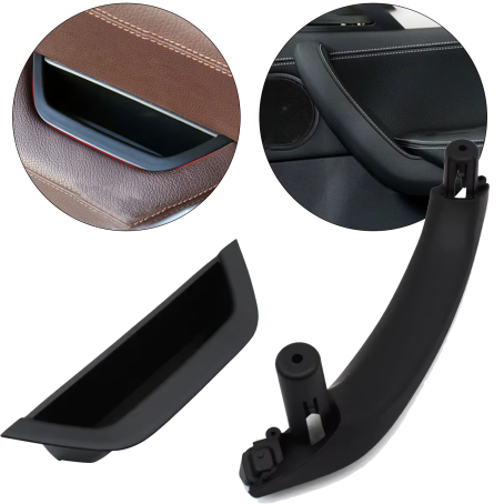 Set pentru mânerele interioare din față pentru BMW X3 X4 F25 F26, negre, piese interioare