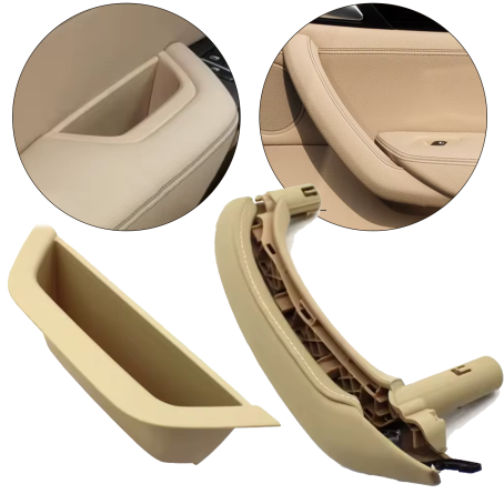 Set complet pentru mânerele interioare din față pentru BMW X3 X4 F25 F26, bej
