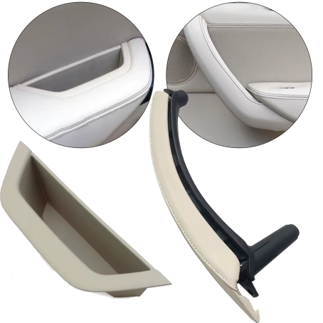 Set complet pentru mânerele interioare din față pentru BMW X3 X4 F25 F26, negru si bej deschis