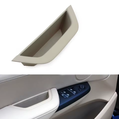 Set complet mânere interioare și panou pentru BMW X3 X4 F25 F26, negru si bej deschis