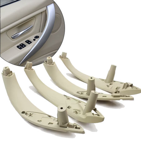 Set complet toate mânerele interioare pentru BMW Seria 3 F30 F31 F35 M3 F80, bej deschis – piese interioare