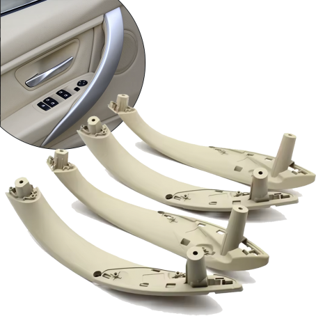 Set complet toate mânerele interioare pentru BMW Seria 3 4 F34 GT F36 Gran Coupe, bej deschis – piese interioare