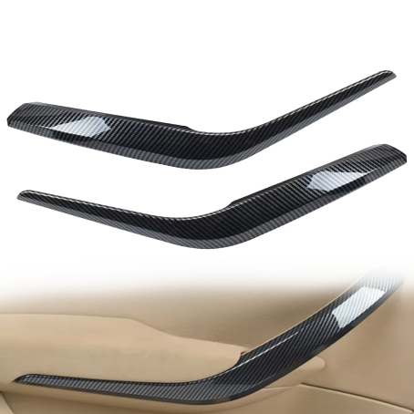 Set de 2 mânere interioare pentru BMW X1 E84, carbon - stânga și dreapta