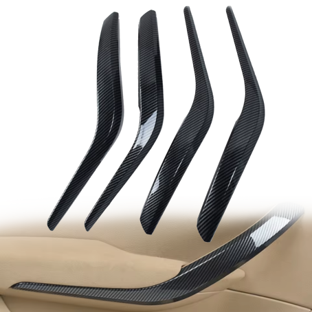 Set de 4 mânere interioare pentru BMW X1 E84, carbon