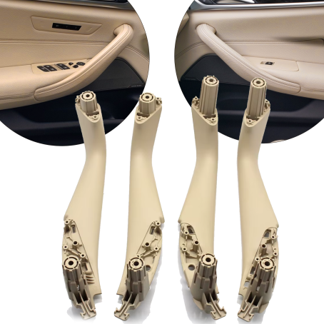 Set mânere interioare ușă pentru BMW Seria 5 G30 G31 G38 M5 F90, bej, piese interioare