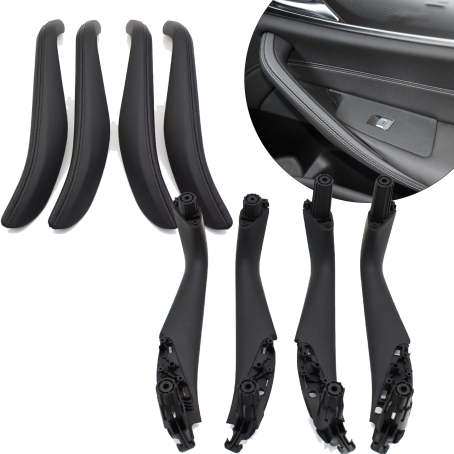 Set complet mânere interioare uși pentru BMW Seria 5 G30 G31 G38 M5 F90, negru