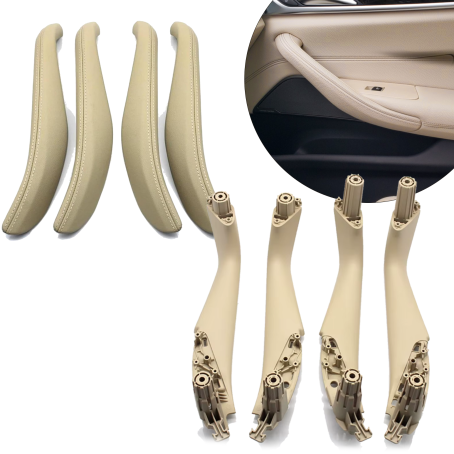 Set complet mânere interioare uși pentru BMW Seria 5 G30 G31 G38 M5 F90, bej