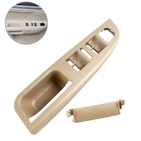 Set panou bej cu 4 geamuri electrice și capac pentru ușa șoferului la VW Golf 5 (2004–2009)
