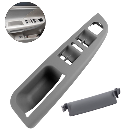 Set panou gri cu 4 geamuri electrice și capac pentru ușa șoferului la VW Golf 5 (2004–2009)