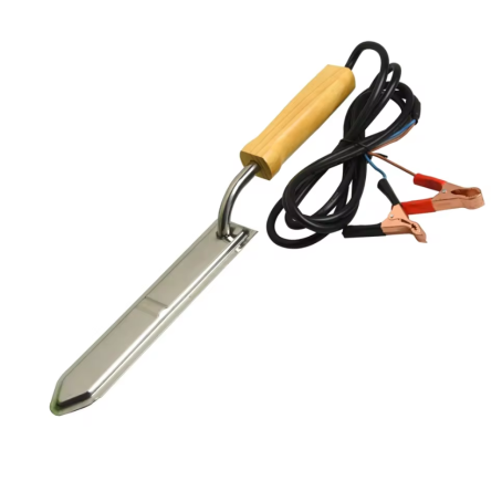 Cuțit apicol electric pentru deschiderea fagurilor, 12V