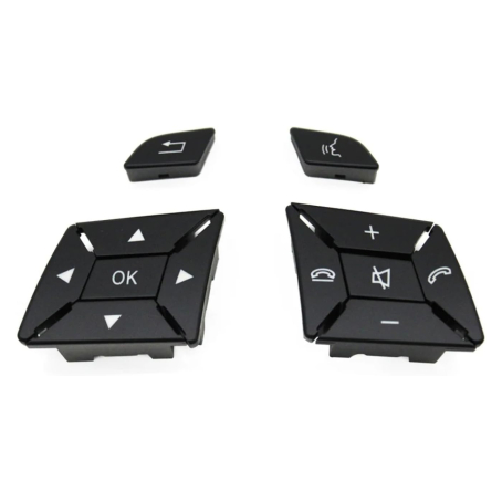 Butoane pentru volan pentru Mercedes-Benz W204 W212 W207 X204 W246 W218 W176 W172 A/B/C/E/GLK/CLA, negre