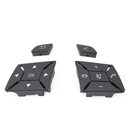 Butoane pentru volan pentru Mercedes-Benz W204 W212 W207 X204 W246 W218 W176 W172 A/B/C/E/GLK/CLA, gri închis