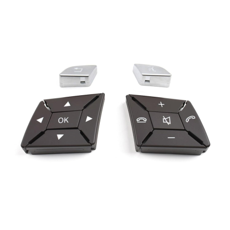 Butoane pentru volan pentru Mercedes-Benz ML, GL, GLE, G W166 W463, Moka cu crom