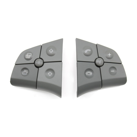 Butoane pentru volan pentru Mercedes-Benz W164 W215 W251 ML, GL, B, R, gri, 10 bucăți