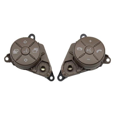Butoane pentru volan cu bază, bej, pentru Mercedes-Benz ML, GL, SL, SLK, S, R W164, W251, W219, W230, W171