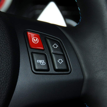 Buton M pentru volan BMW 3 E90 E91 E92, Roșu