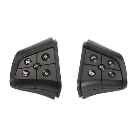Butoane pentru volan cu bază, 10 butoane, pentru Mercedes W164 W215 W251 ML / GL / B / R, Negre
