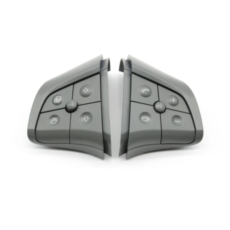Butoane pentru volan cu bază, 10 butoane, pentru Mercedes W164 W215 W251 ML / GL / B / R, Gri