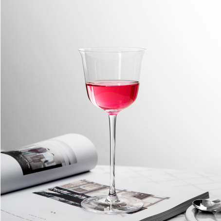 Pahar Clara pentru vin de desert – pahar elegant de cristal cu picior subțire, 220 ml