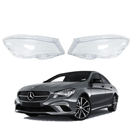 Комплект стъкла за фарове на Mercedes-Benz W117 CLA (14-16), ляво и дясно 
